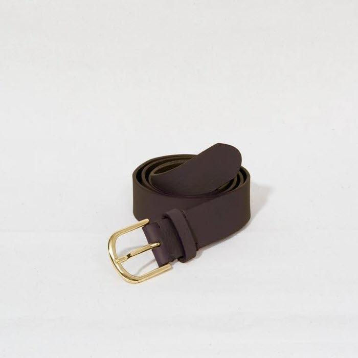 Belt «Koei» in dark brown/gold von BADI Culture