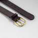 Belt «Koei» in dark brown/gold von BADI Culture