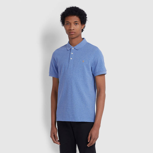 Polo-Shirt «Blanes» - Gr. S - in hellblau von Farah