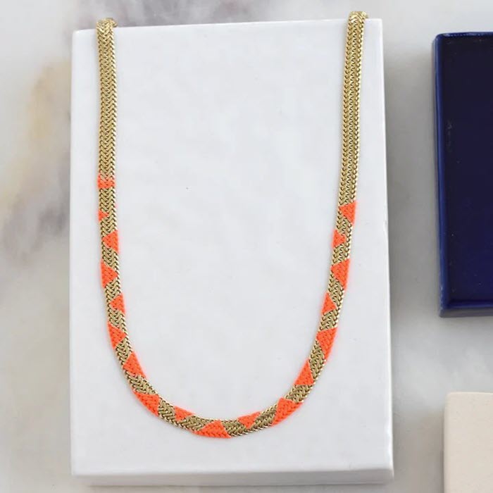 COLLIER «MIRAGE» Tangerine von Judith Benita