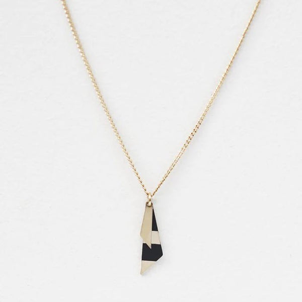 COLLIER «PEPITE» noir von Judith Benita