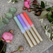 4er-Set Kerzen Dip Dye «Something magical» von Pink Stories