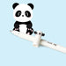 Löschbarer Gelstift «Panda» in schwarz von Legami