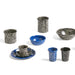 Enamel Deep Plate M in speckle blue von HAY