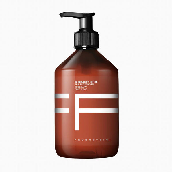 Hand & Body Lotion (Sea Buckthorn, Rosemary, Pine Wood) 250ml von Feuerstein