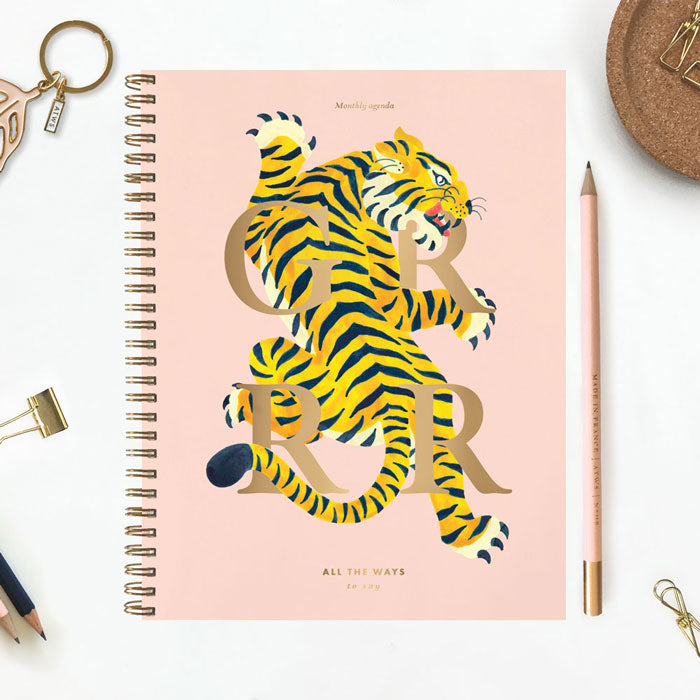 Agenda «Tiger» von All the ways to say