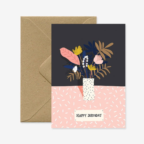 Karte «Happy birthday vase» von All the ways to say