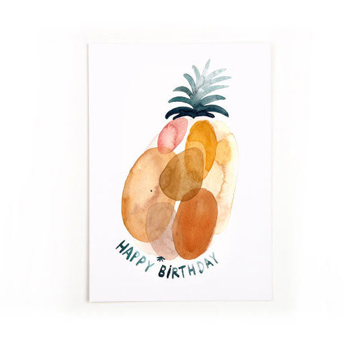 Postkarte «Happy Birthday» von Gretas Schwester