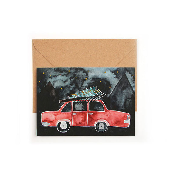 Karte Driving home for christmas von Gretas Schwester