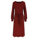 Kleid «Giorgia» in burgundy von Lily Balou