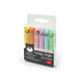 6er Set Mini-Textmarker «Teddy's Style» pastel von Legami