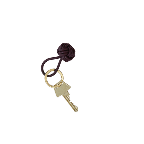 Schlüsselanhänger «Knot» dunkelbraun von Oyoy