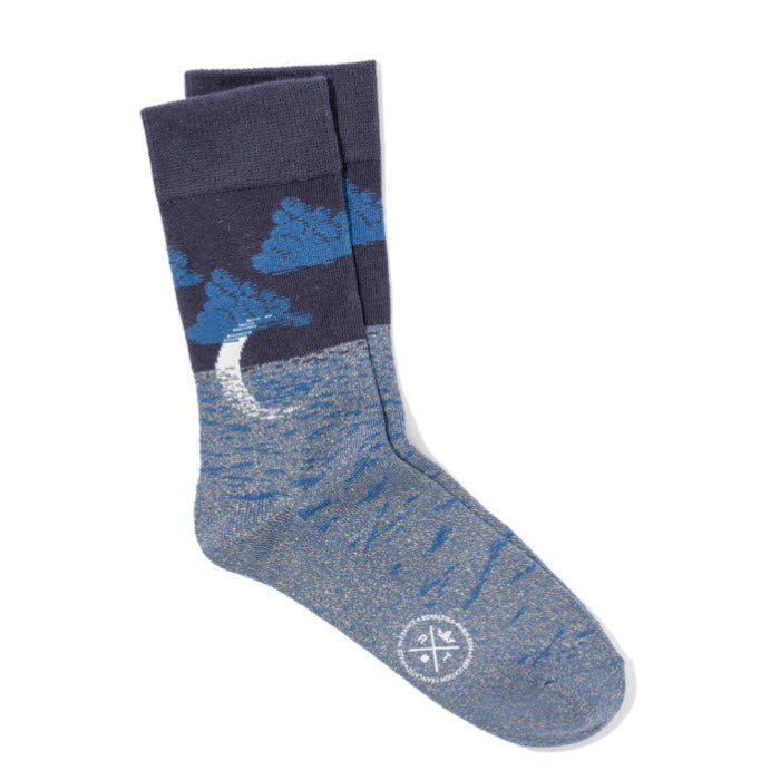 Socken Frauen «MOONLIGHT» Blue von Royalties