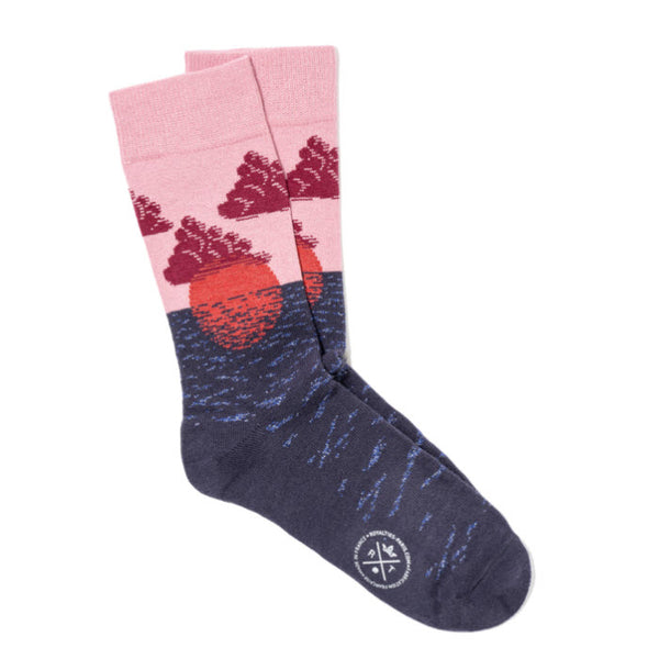 Socken Frauen «SUNLIGHT» Pink von Royalties