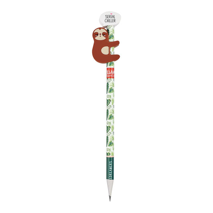 Bleistift mit Faultier-Gummi von Legami