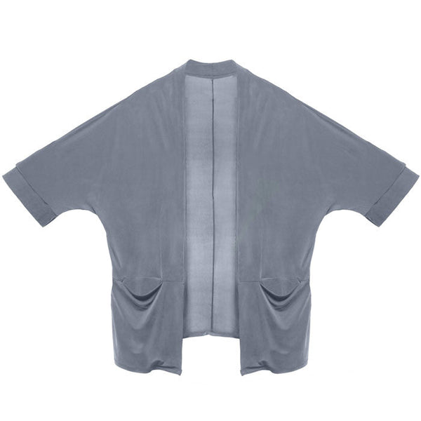 Cupro Kimono in cloudy grey von Moya Kala