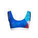 Bikini Top «Suza» in print superwoman von Volans - Gr. 40
