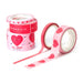 Set aus 5 Masking Tapes «Heart» von Legami