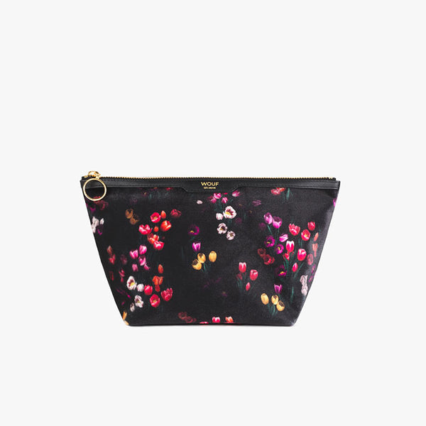 Beauty Pouch Velvet «Tulips» von Wouf