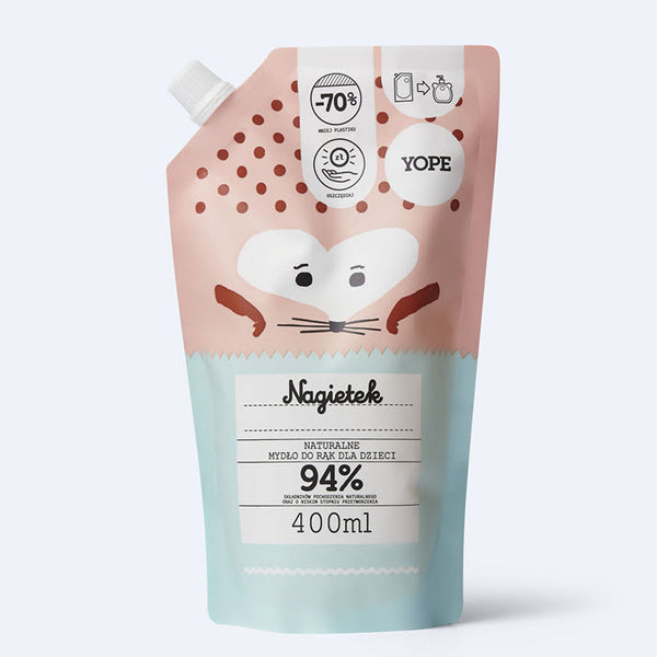 YOPE Natural Hand Soap for Kids «Marigold» REFILL