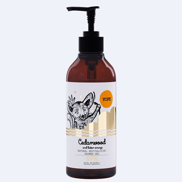 YOPE Natural Shower Gel «Cedardwood & Bitter Orange»