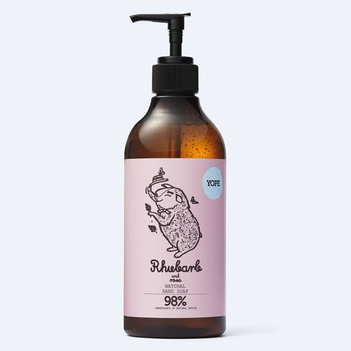 YOPE Natural Hand Soap «RHUBARB & ROSE»