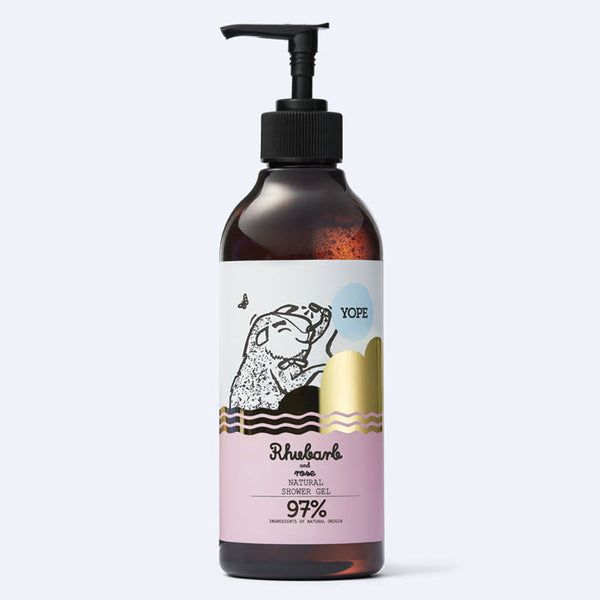 YOPE Natural Shower Gel «RHUBARB & ROSE»