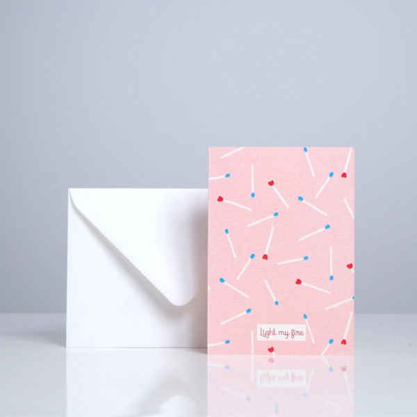 Karte «Allumettes light my fire» von Season Paper