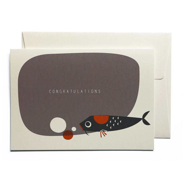 Karte «Congratulations Koi» von pleased to meet