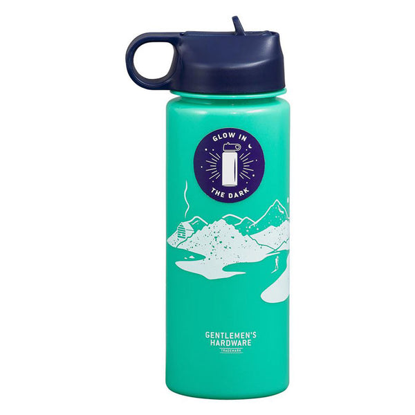 Glow in the dark water bottle, 7 dl von Wild & Wolf