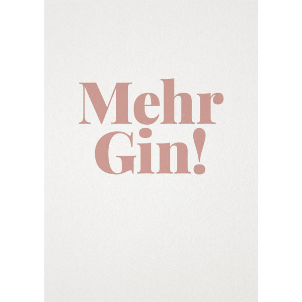 Karte «Gin» von tadah