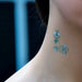 Tattoos «Mini Silver Origami» von Sioou