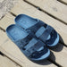 CACATOÈS Sandals «Rio de Janeiro» blue Jeans Men