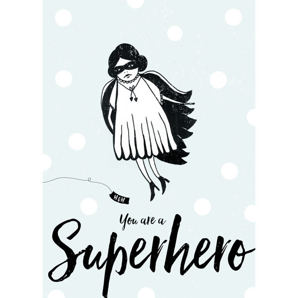 Postkarte «Superhero» von Ma'Loulou