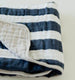 Quilt Cotton Muslin «NAVY STRIPE» von Little Unicorn