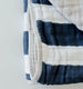 Quilt Cotton Muslin «NAVY STRIPE» von Little Unicorn